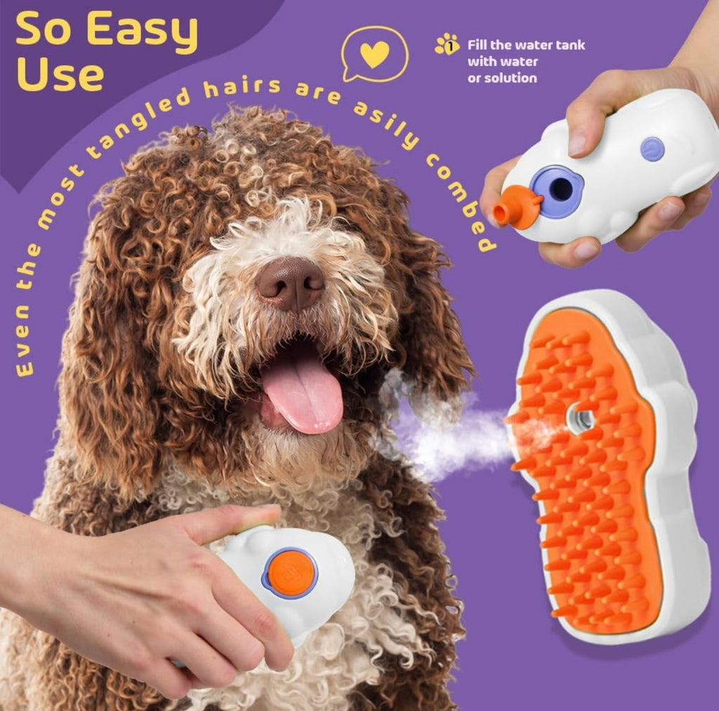 Cepillo de Vapor 3 en 1 para Mascotas – Favelqo